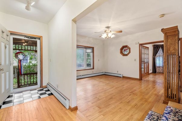 Empty room, Interior, Wood Texture Flooring
