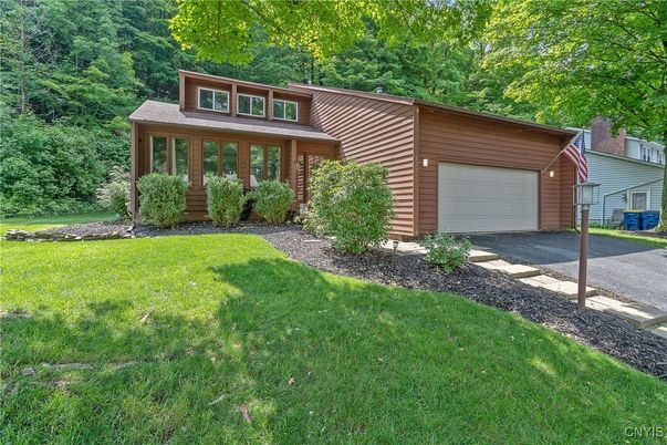 Attached, Exterior, Facade, Log Home