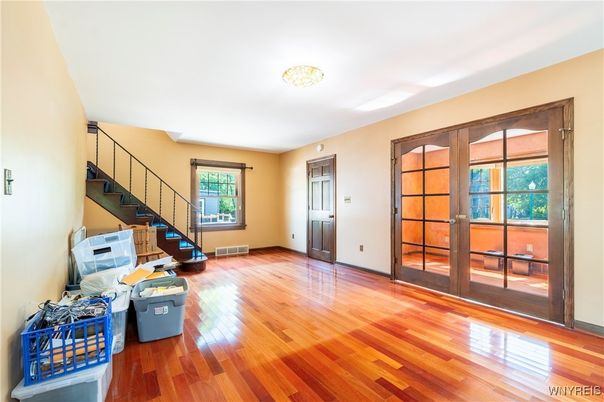 Empty room, Interior, Wood Texture Flooring