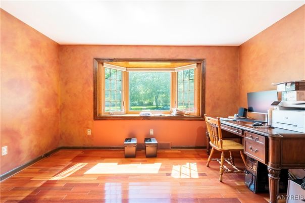 Home Office, Interior, Wood Texture Flooring