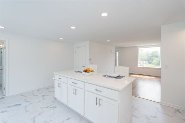 Interior, Kitchen, Marble, Recessed Lighting