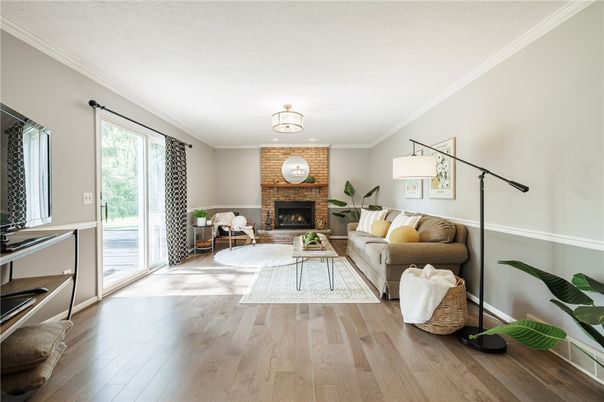 Fireplace, Interior, Living room, Wood Texture Flooring