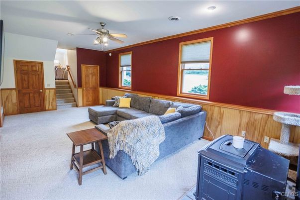 Interior, Living room, Recessed Lighting