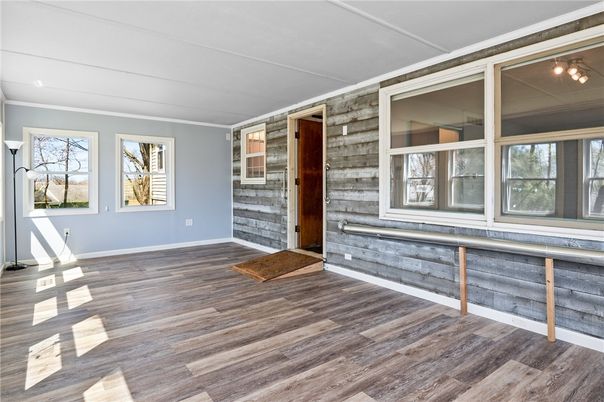 Empty room, Interior, Wood Texture Flooring, Wooden Walls