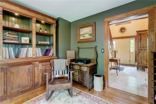 Home Office, Interior, Wood Texture Flooring