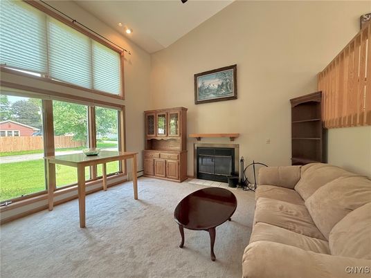 Fireplace, Interior, Living room, Recessed Lighting