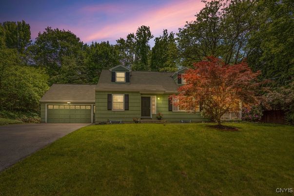 Attached, Backyard, Exterior, Facade, Cape Cod