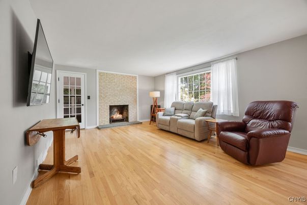Fireplace, Interior, Living room, Wood Texture Flooring