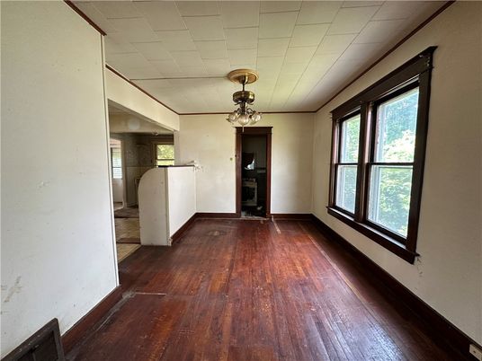 Empty room, Interior, Wood Texture Flooring