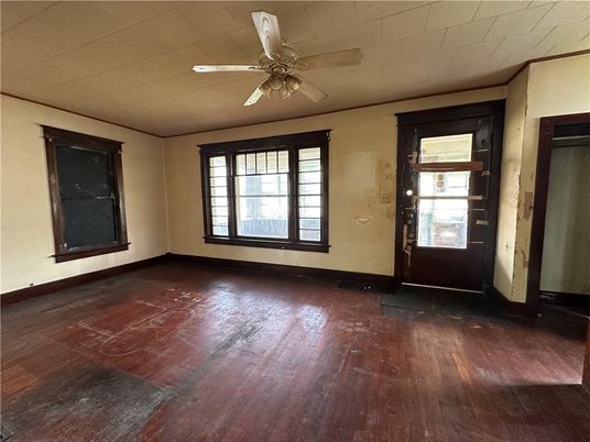 Empty room, Interior, Wood Texture Flooring