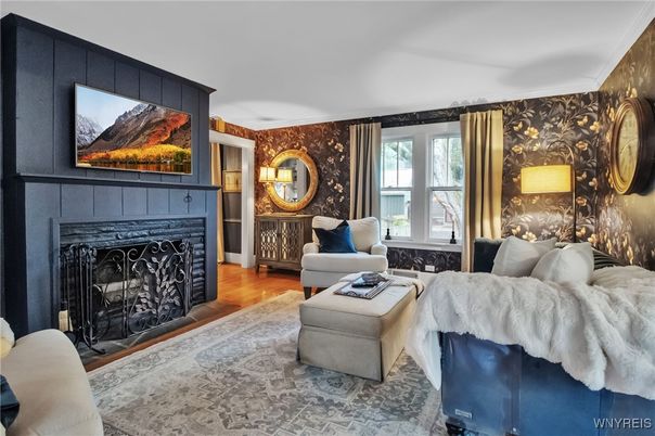 Fireplace, Interior, Living room, Wood Texture Flooring