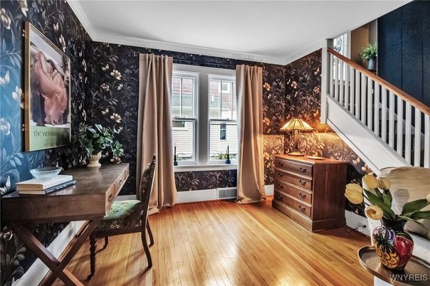 Home Office, Interior, Wood Texture Flooring