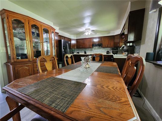 Dining room, Interior, Kitchen