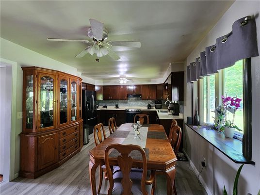 Dining room, Interior, Kitchen, Wood Texture Flooring