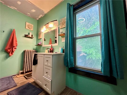 Bathroom, Interior, Wood Texture Flooring