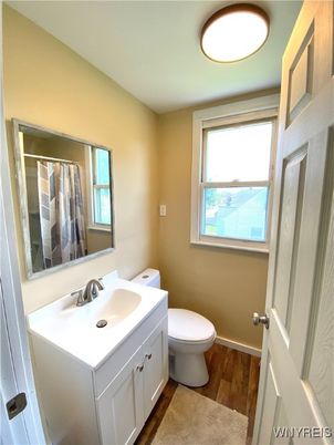 Bathroom, Interior, Wood Texture Flooring