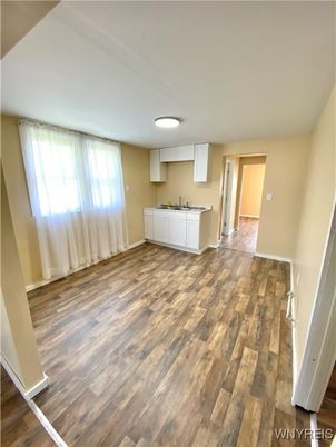 Empty room, Interior, Kitchen, Wood Texture Flooring