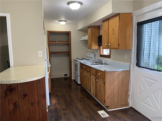 Interior, Kitchen, Wood Texture Flooring