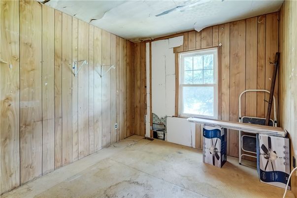 Empty room, Interior, Wooden Walls