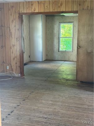 Empty room, Interior, Wood Texture Flooring, Wooden Walls