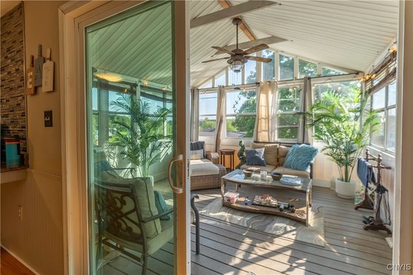 Interior, Sun Room, Wood Texture Flooring