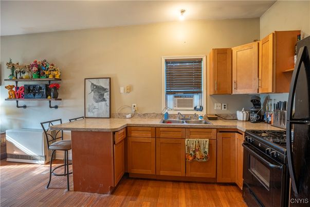 Interior, Kitchen, Wood Texture Flooring