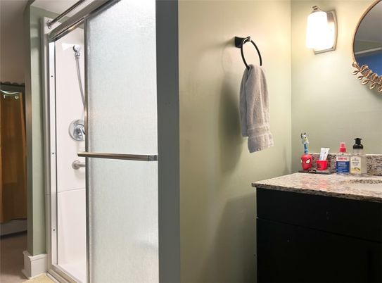 Bathroom, Glass Shower, Interior