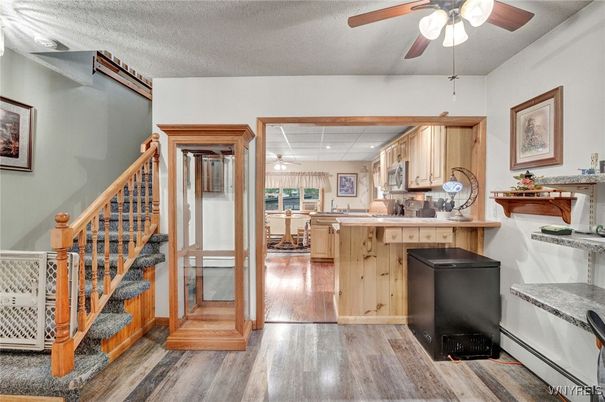 Interior, Kitchen, Wood Texture Flooring