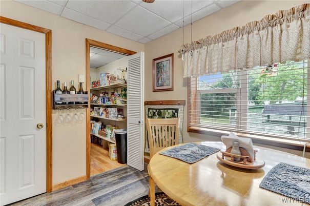 Dining room, Interior, Wood Texture Flooring