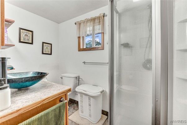 Bathroom, Glass Shower, Interior