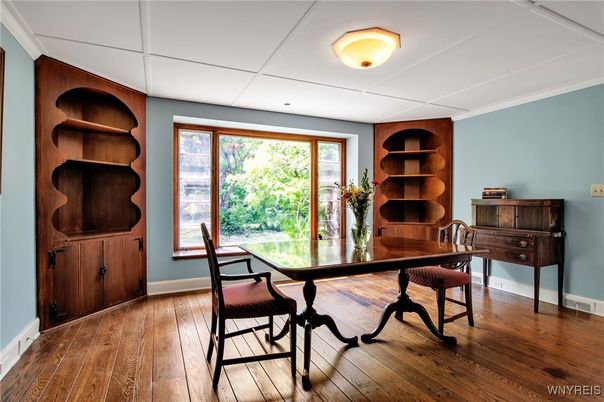 Home Office, Interior, Wood Texture Flooring