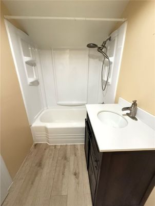 Bathroom, Interior, Wood Texture Flooring