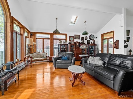 Interior, Living room, Pendant Lights, Wood Texture Flooring