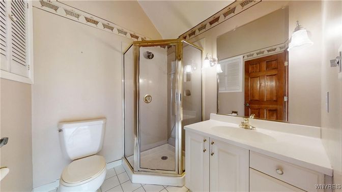 Bathroom, Glass Shower, Interior