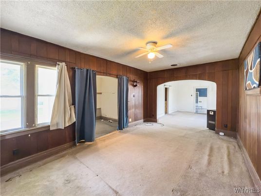 Empty room, Interior, Wooden Walls