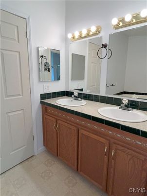 Bathroom, Dual Sink Vanities, Interior, Tile Countertops