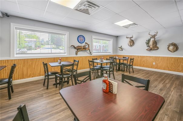 Dining room, Interior, Wood Texture Flooring