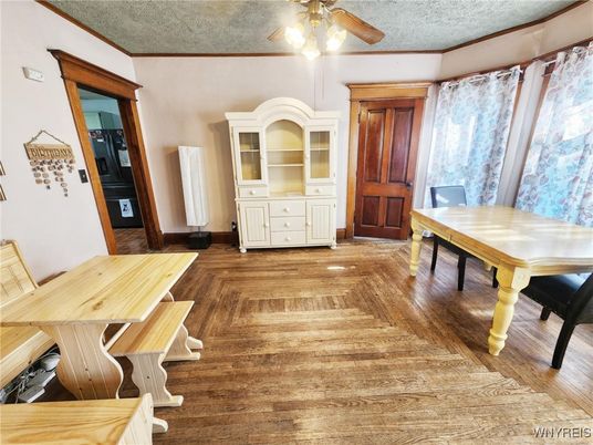 Dining room, Interior, Wood Texture Flooring