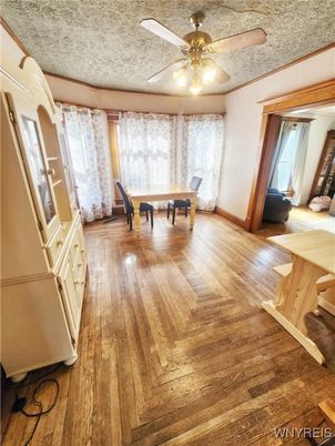 Dining room, Interior, Wood Texture Flooring