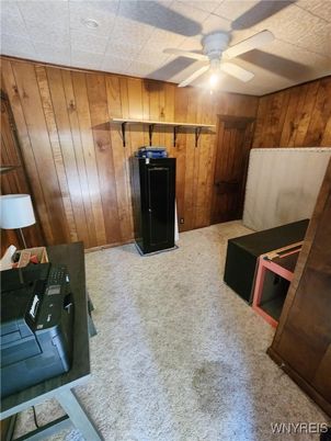 Home Office, Interior, Wooden Walls