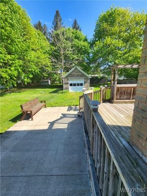 Backyard, Detached Garage, Exterior