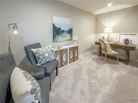 Home Office, Interior, Recessed Lighting
