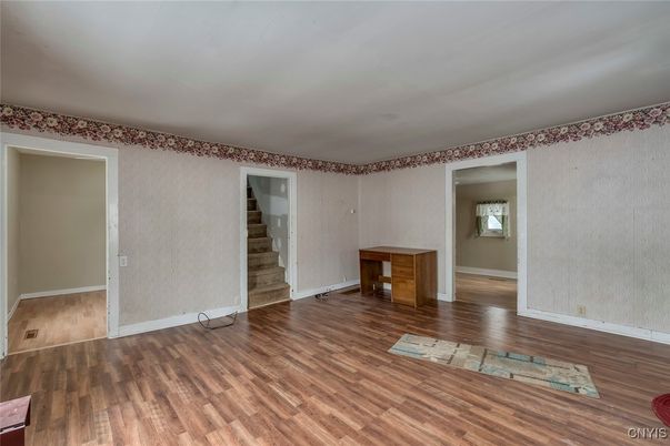 Empty room, Interior, Wood Texture Flooring