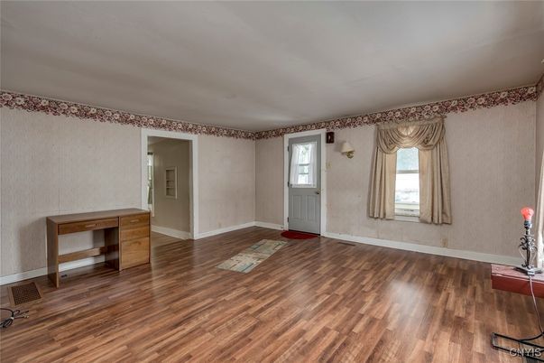 Empty room, Interior, Wood Texture Flooring