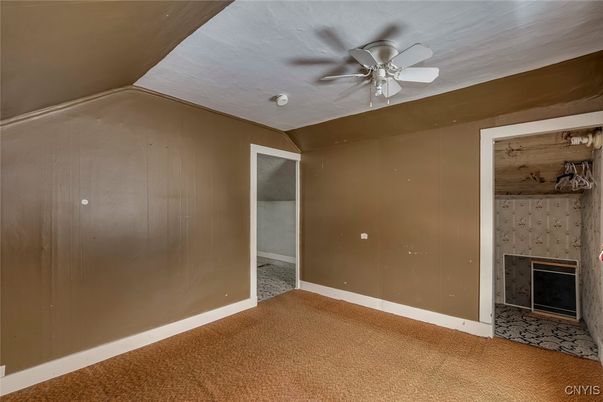 Empty room, Fireplace, Interior