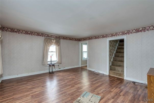 Empty room, Interior, Wood Texture Flooring