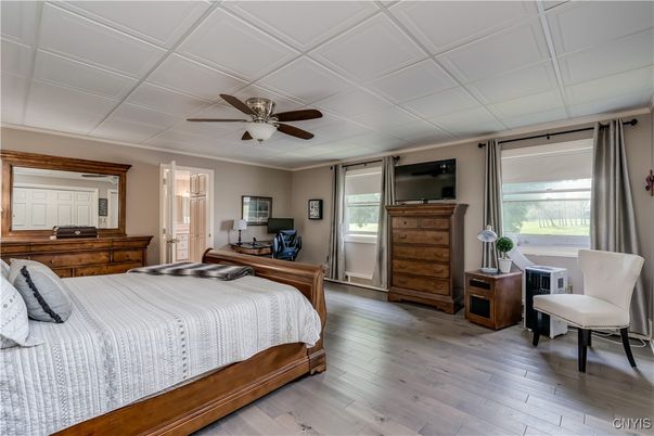 Bedroom, Interior, Wood Texture Flooring