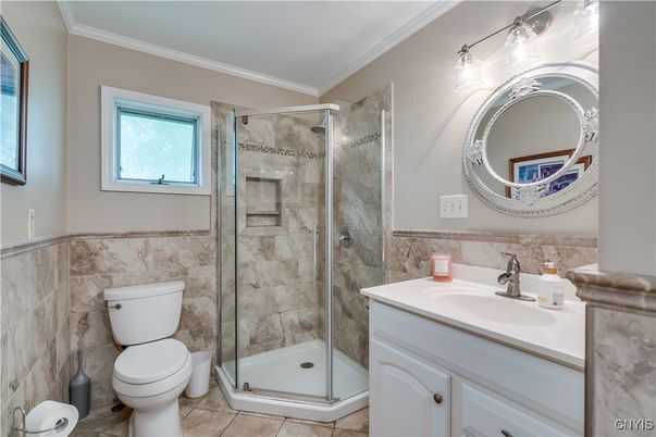 Bathroom, Glass Shower, Interior