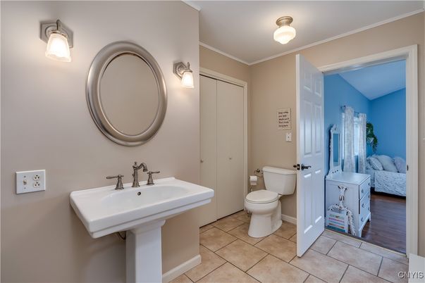 Bathroom, Interior, Wood Texture Flooring