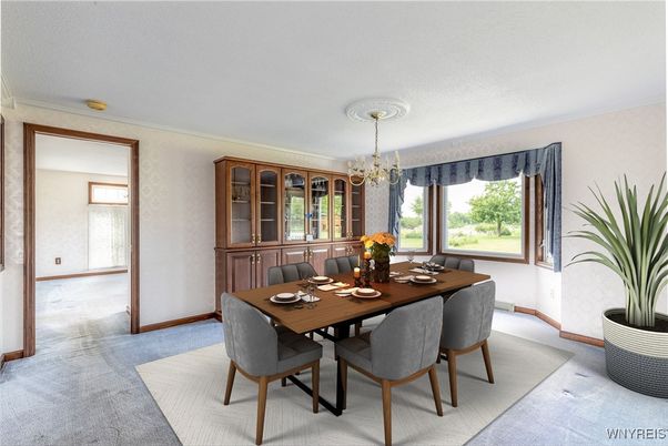 Chandelier, Dining room, Interior